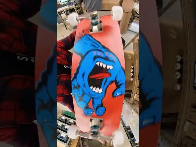 Building a Custom Skateboard - Santa Cruz Screaming Hand!