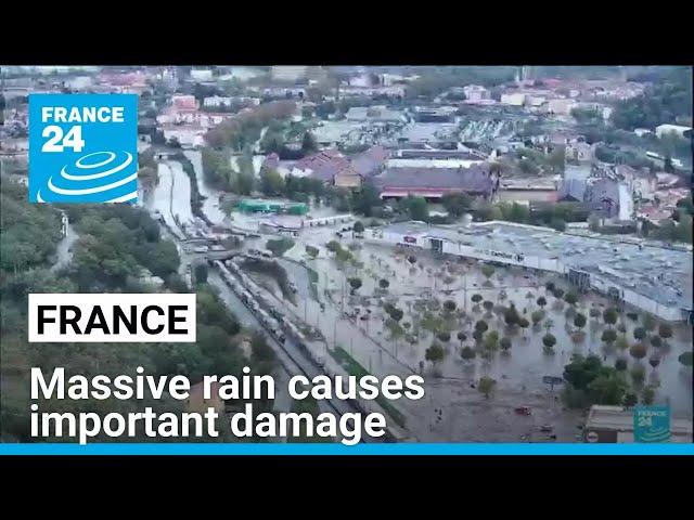 Torrential rain in France causes floods that block roads and railways • FRANCE 24 English