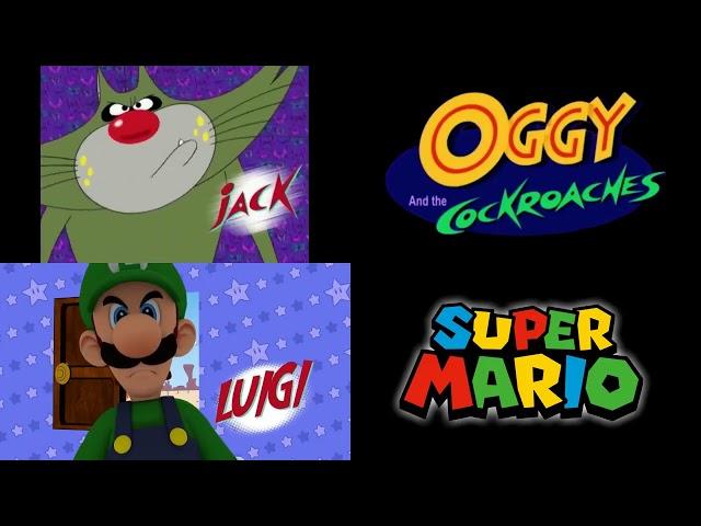 Oggy and the Cockroaches/Mario and the Koopas comparison