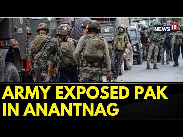 Anantnag News Today | Anantnag Encounter Enters Day 5, Army Exposed Pakistan's Involvement | News18