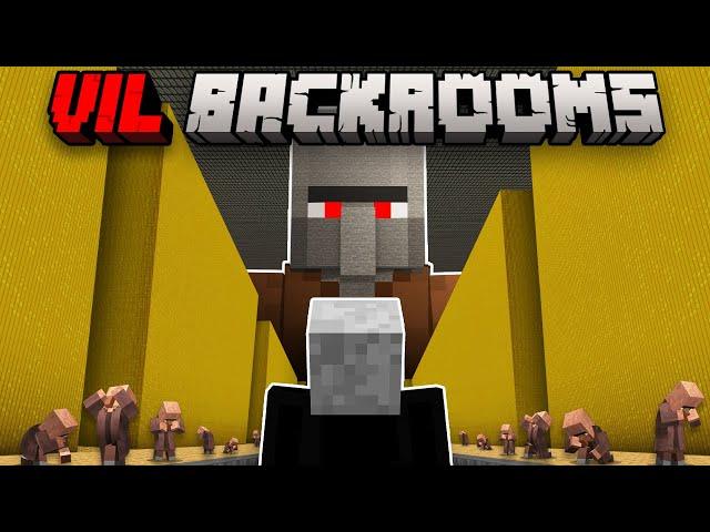 Minecraft but I Escape The VILLAGER BACKROOMS