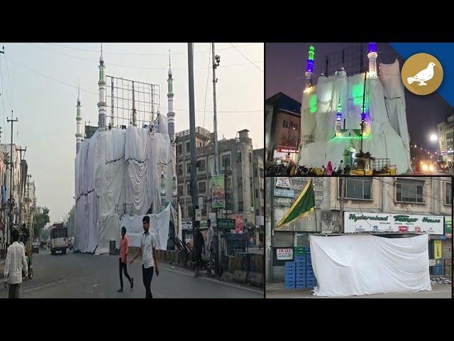 Hyderabad: Ahead of Rama Navami Shobha Yatra, mosque, dargah covered