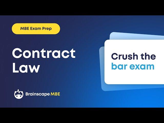 Contract Law- Bar Exam Prep Show