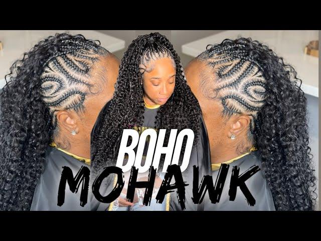 Super Full and Versatile Boho Mohawk  Can You believe it’s NOT tribals ‼️ | ft. YWIGS Water Wave