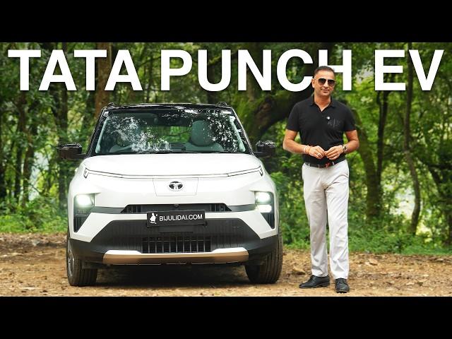 TATA Punch feature loaded EV from TATA. Walkaround and Driving Experience | बिजुली गाडी | Lokesh Oli