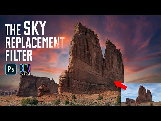 Photoshop: Replace the SKY in your Photos Quickly with the Sky Replacement Filter!