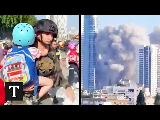 Iranian Missiles Hit Israel's Stock Exchange Building
