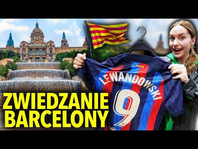 ZWIEDZANIE BARCELONY - co warto zobaczyć? Spacer po Barcelonie i sklep FC Barcelona [VLOG 2023]