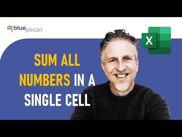 Sum Multiple Numbers Within a Single Cell in Excel | Add Comma Separated Values in One Cell