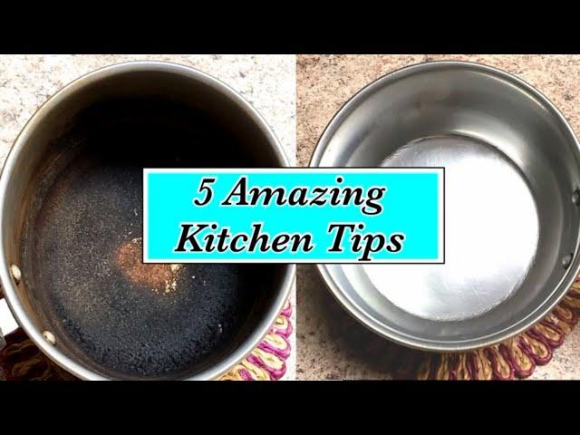 5 Amazing Kitchen Tips and Tricks | 5 Top Kitchen Tips | Cooking and Cleaning Hacks