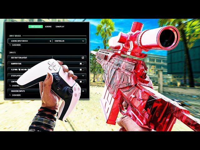 The BEST CONTROLLER SNIPING SETTINGS on Modern Warfare 3!