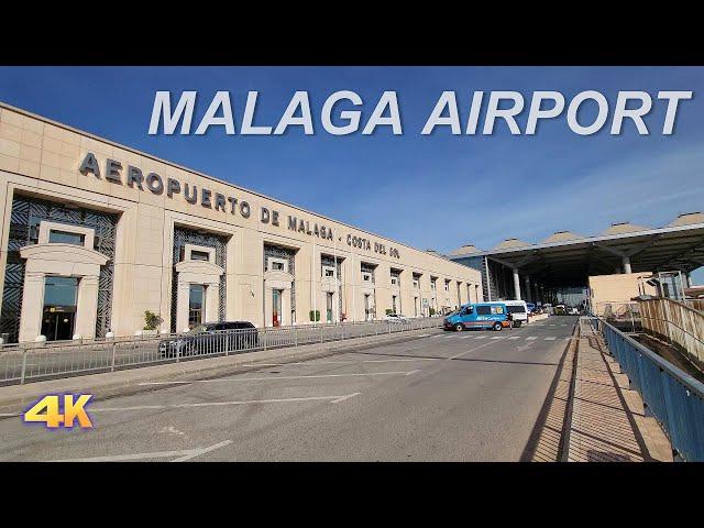 MALAGA AIRPORT - COSTA DEL SOL AIRPORT , MALAGA , SPAIN 4K