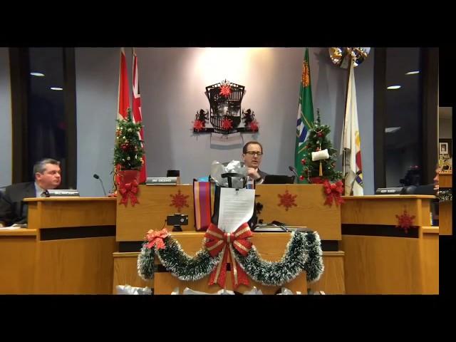 December 12, 2017 City Council Meeting