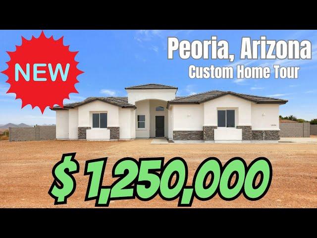 $1.25M Peoria Arizona Home Tour NEW CONSTRUCTION HOME!