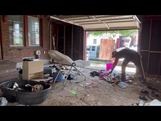 Garage clean out in South Dallas, Texas!!