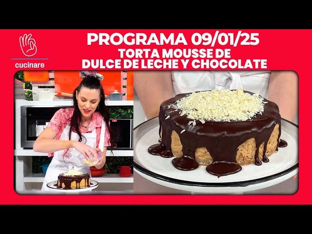 PREMIERE! DULCE DE LECHE AND CHOCOLATE MOUSSE CAKE BY VALENTINA SALEZZI | CUCINARE TV - 01/09/25