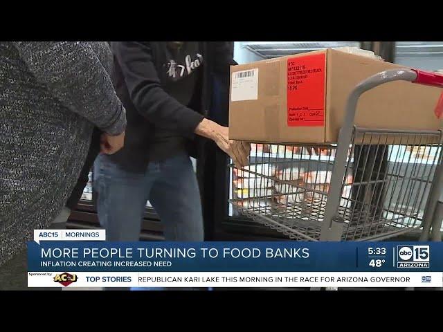 More people turning to food banks