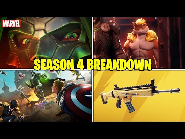 Fortnite Chapter 5 Season 4 | FULL BREAKDOWN! (6 MYTHICS, NEW MAP, Trailer Secrets!)