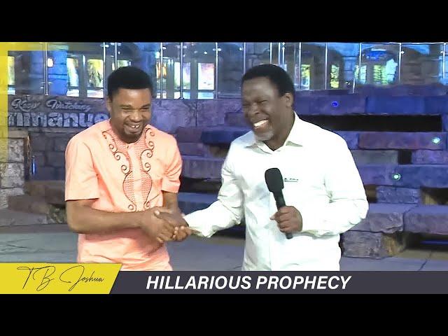 Man Makes Prophet TB Joshua Laugh Uncontrollably  #tbjoshua #emmanueltv