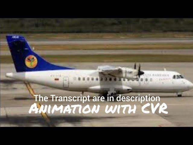 Santa Bárbara Airlines Flight 518 Crash || Animation with CVR. (Read description)