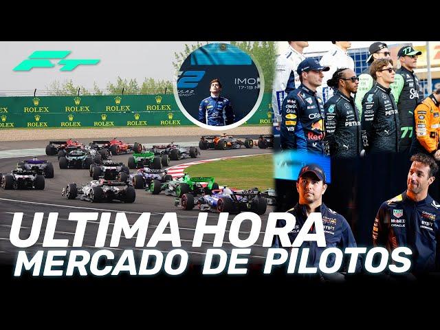 ¡¡ULTIMA HORA MERCADO de PILOTOS!! TOTO WOLFF se CANSÓ, CHECO RICCIARDO AUDI? COLAPINTO, SCHUMACHER…