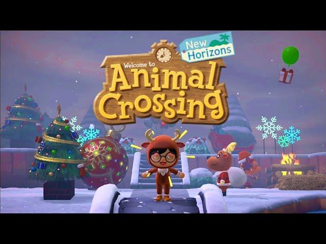 Animal Crossing Longplay: Making A Winter Wonderland From My Halloween Island | No Commentary