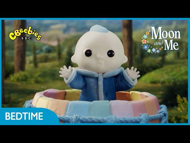 Moon Baby in the tub | Moon and Me | CBeebies