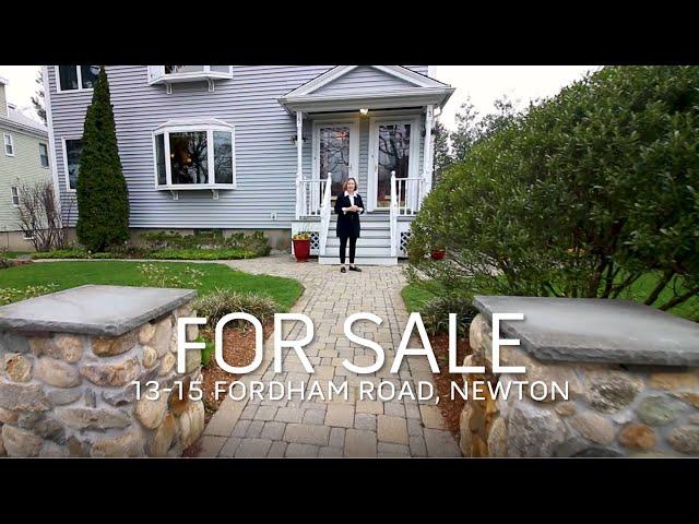 Two-Family Home For Sale - 13-15 Fordham Road, Newton, MA by Dwell360