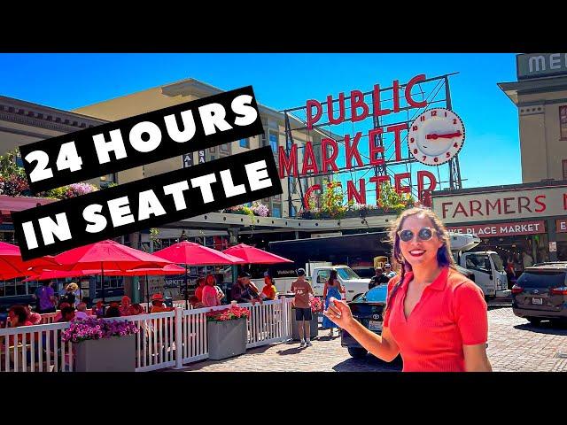 24  Hours in Seattle, Washington:Solo Travel Vlog 2023/2024| What to see, do, eat, and where to stay