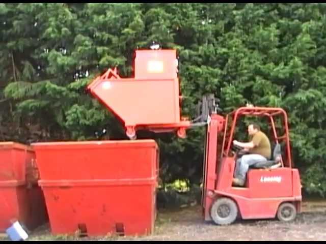 Big Brute Big Red Tipping Skip - ideal for building sites and mining industry