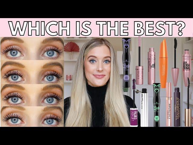 Best Drugstore Mascara Showdown! Maybelline Sky High Mascara, Essence Lash Princess Mascara & More