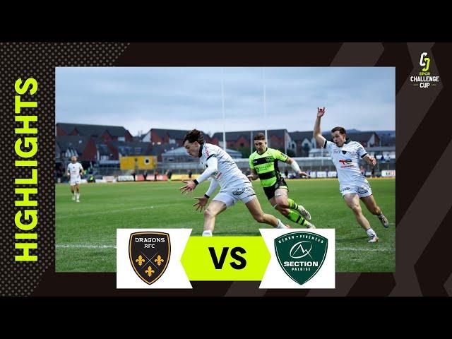 Instant Highlights - Dragons RFC v Section Paloise Round 3 | EPCR Challenge Cup 2024/25