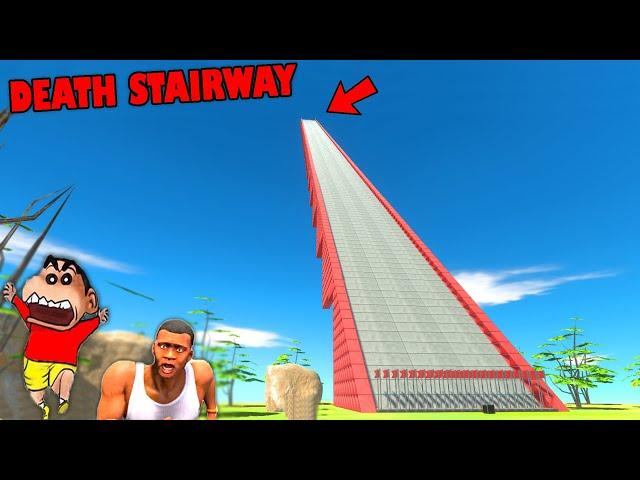 STAIRWAY TO DEATH in Animal Revolt Battle Simulator with SHINCHAN and CHOP