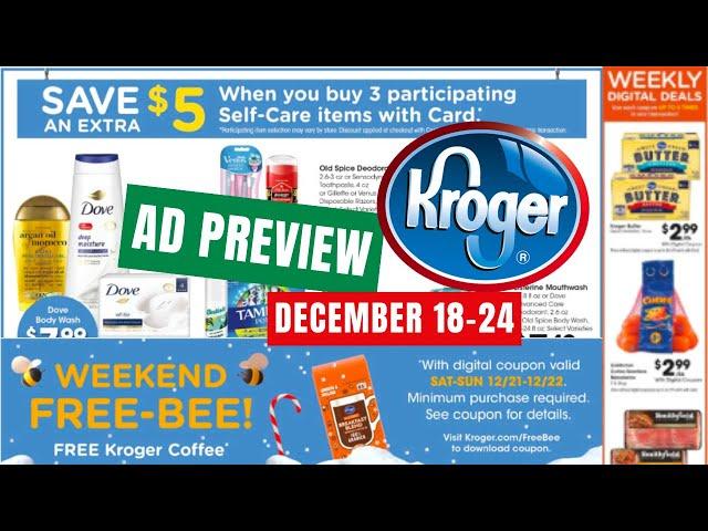 *5x Digitals* Kroger Ad Preview for 12/18-12/24 | Self-Care Event, NEW Weekly Digitals, & MORE