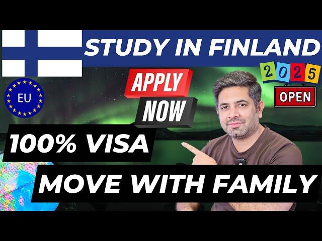 Admissions 2025 Open in Finland | Finland Student VISA Process from Pakistan | Study in Finland