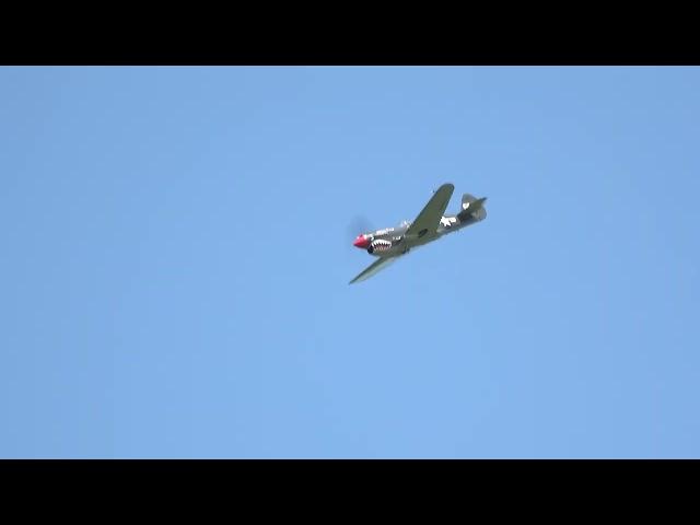 Spitfire Mk.IV & P-40 Warhawk at Geneseo 2024 - Sunday