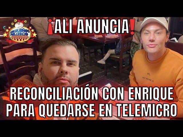 ALI ANUNCIA RECONCILIACIÓN CON ENRIQUE, PARA QUEDARSE EN TELEMICRO