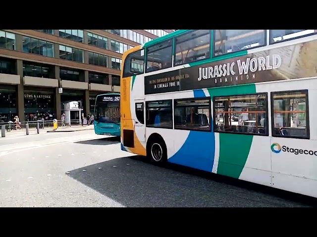 Manchester Piccadilly Gardens Buses England UK 2022 ️