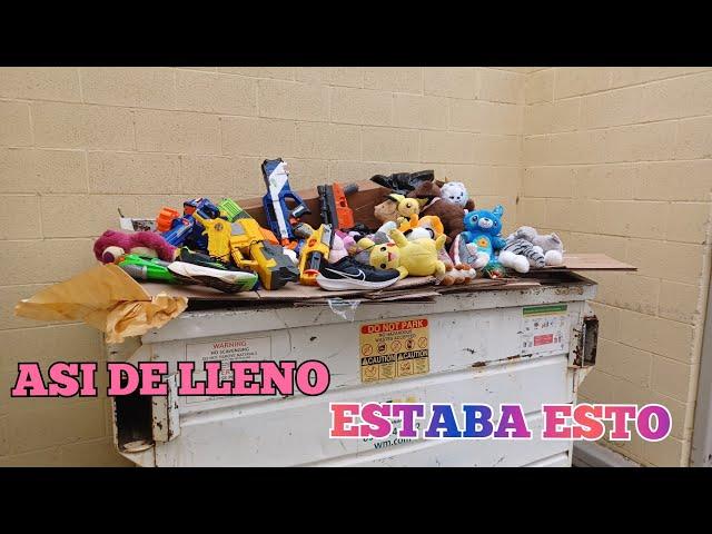 los ricos en USA se dan el lujo de tirar sus cosas A LA BASURA #dumptruck #nerf #dumpsterdiving