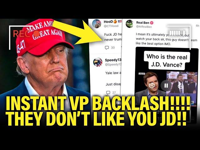 Trump VP Pick INSTANTLY REJECTED by his OWN Voters