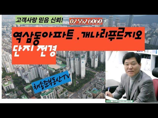 역삼동아파트 개나리푸르지오 단지 전경 채송준부동산tv  02 552 6060