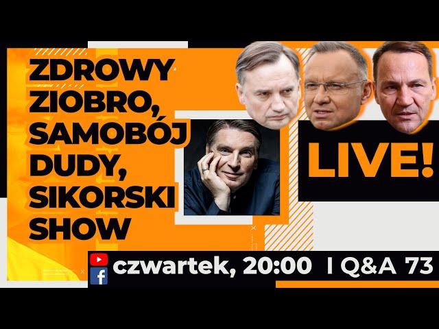 Zdrowy Ziobro, samobój Dudy, Sikorski show | Tomasz Lis LIVE! 26.09.2024