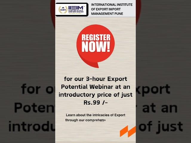 Export Potential Insight Registration
