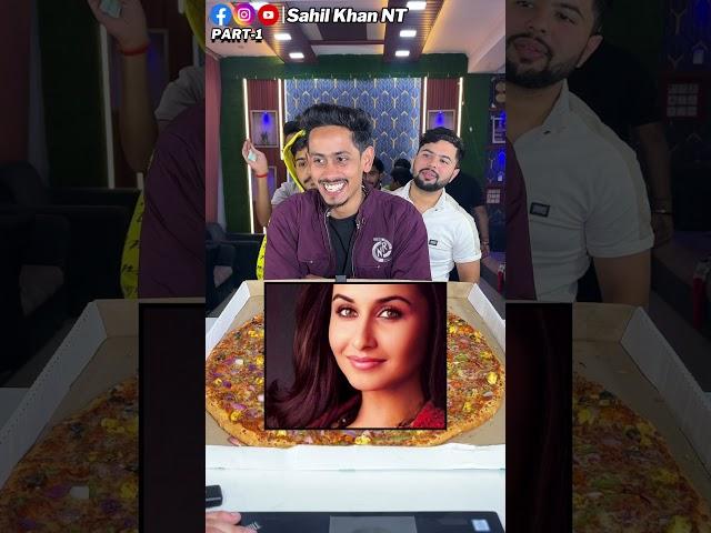 Guess The Bollywood Stars By Their Merge Picture  & Eat World's Largest Pizza  | P-1 | #shorts