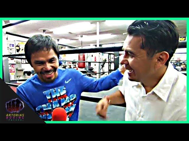 Pacquiao and Barrera Meeting "The Pacquiao List" - Artorias Boxing