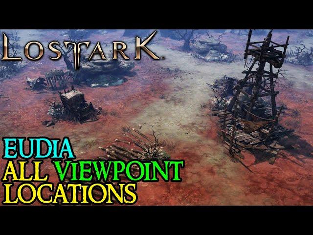 LOST ARK  - All YUDIA VIEWPOINT LOCATIONS Guide