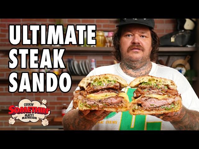 Making Salt Hank's Famous Loaded Steak Sandwich | Cookin' Somethin' w/ Matty Matheson