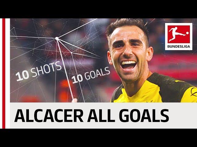 Paco Alcacer - 10 Shots on Target - 10 Goals - Record Breaker