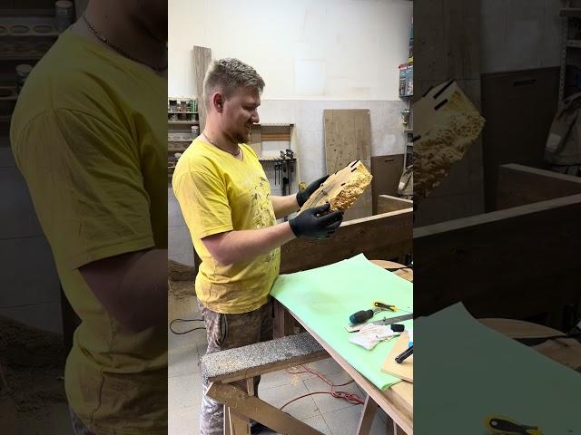 Такое сделает каждый  #часы #спил #столярка #woodworking
