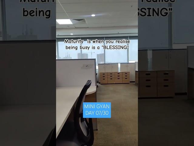 DAY 07|MINI GYAN  #shorts #viral #trending #office #corporatelife #life #reality #positivity